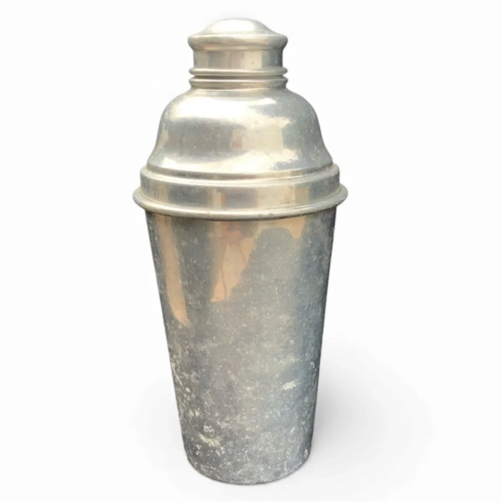 Large Vintage 11 1/2” Aluminum Cocktail Shaker